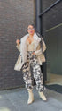 Light Beige Jacket with Beige Fur "LUX FUR" FL47